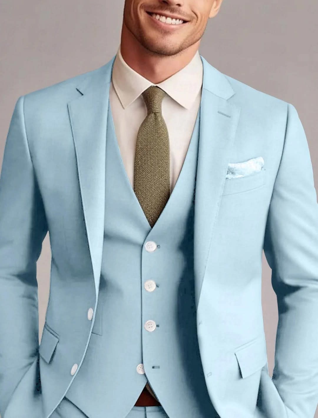 Joel Notch Lapel Three Piece Suit_5
