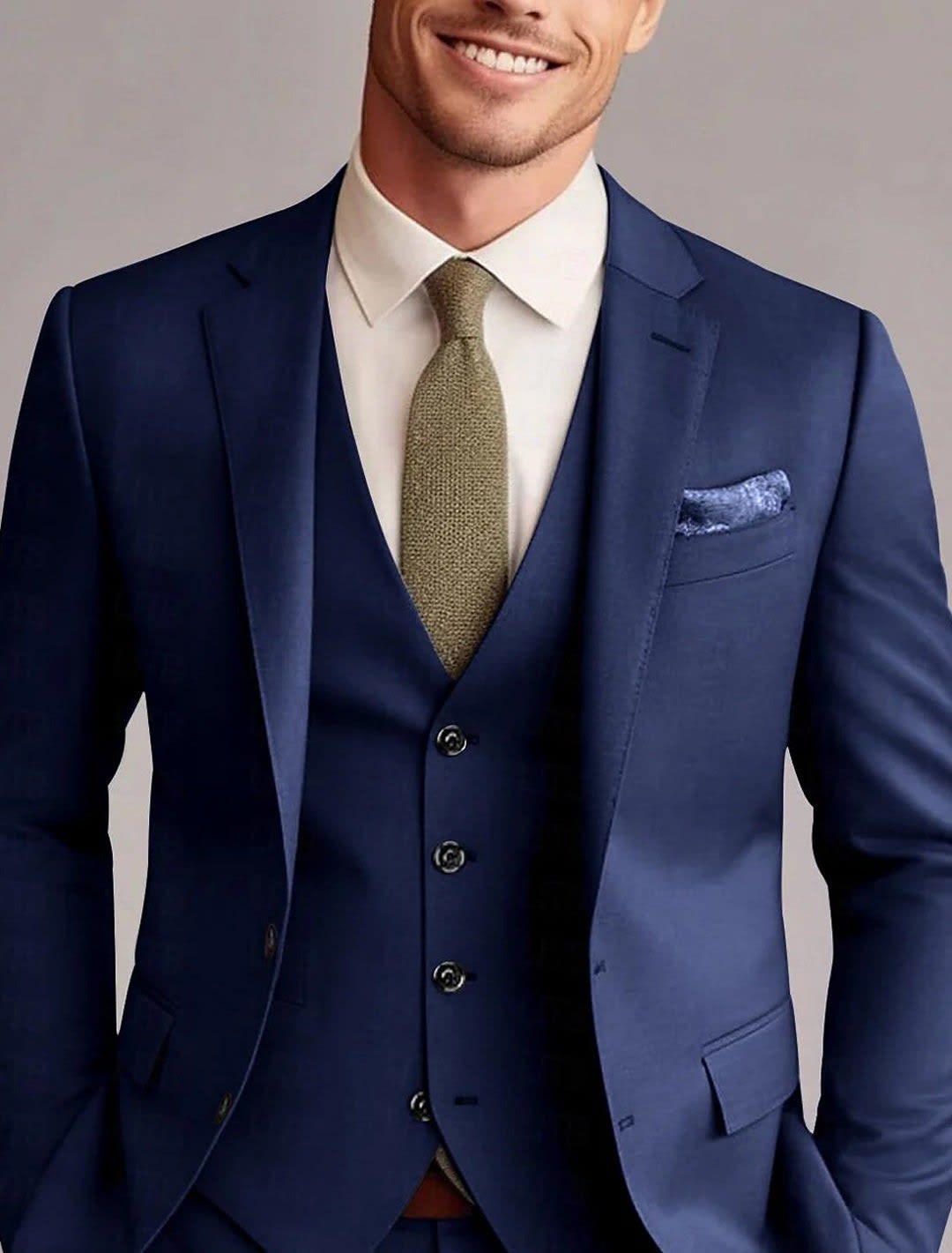 Joel Notch Lapel Three Piece Suit_6