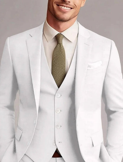 Joel Notch Lapel Three Piece Suit_7