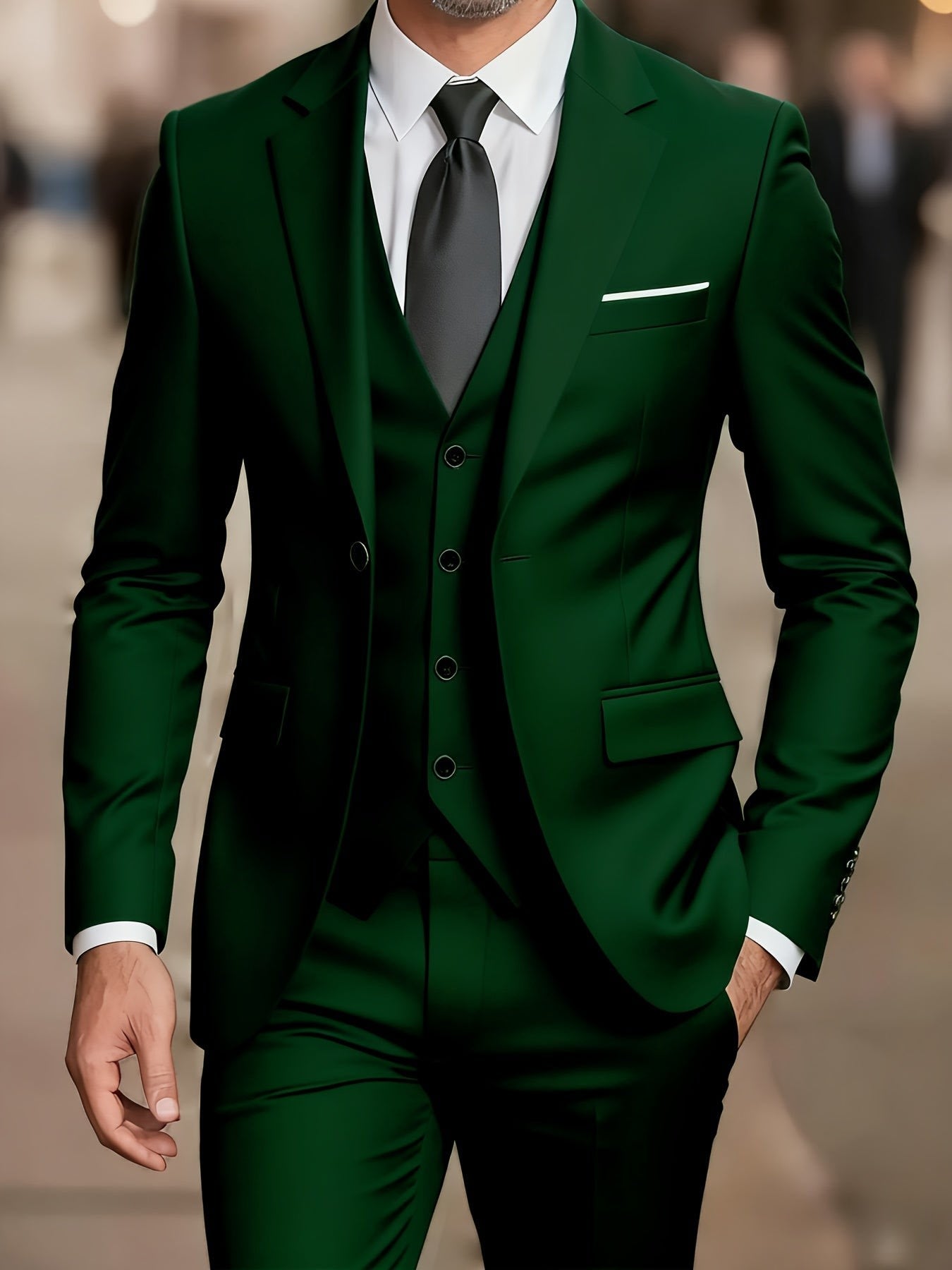 Alban Notch Lapel Tailored Three Piece Suit_10