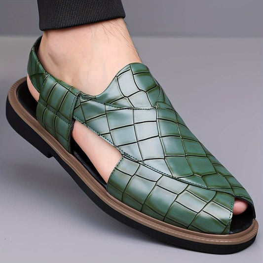 Bridger Woven Slip On Sandals_1