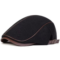 Ridley Piped Trim Flat Cap