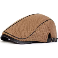 Ridley Piped Trim Flat Cap