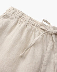 Brayden Pure Linen Shirt and Shorts Set
