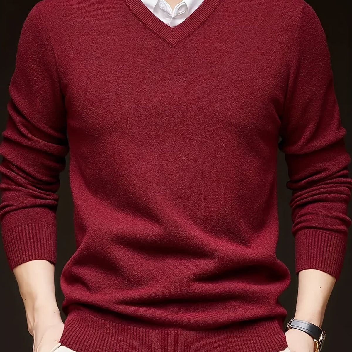 Hampton Fine Gauge V Neck Jumper