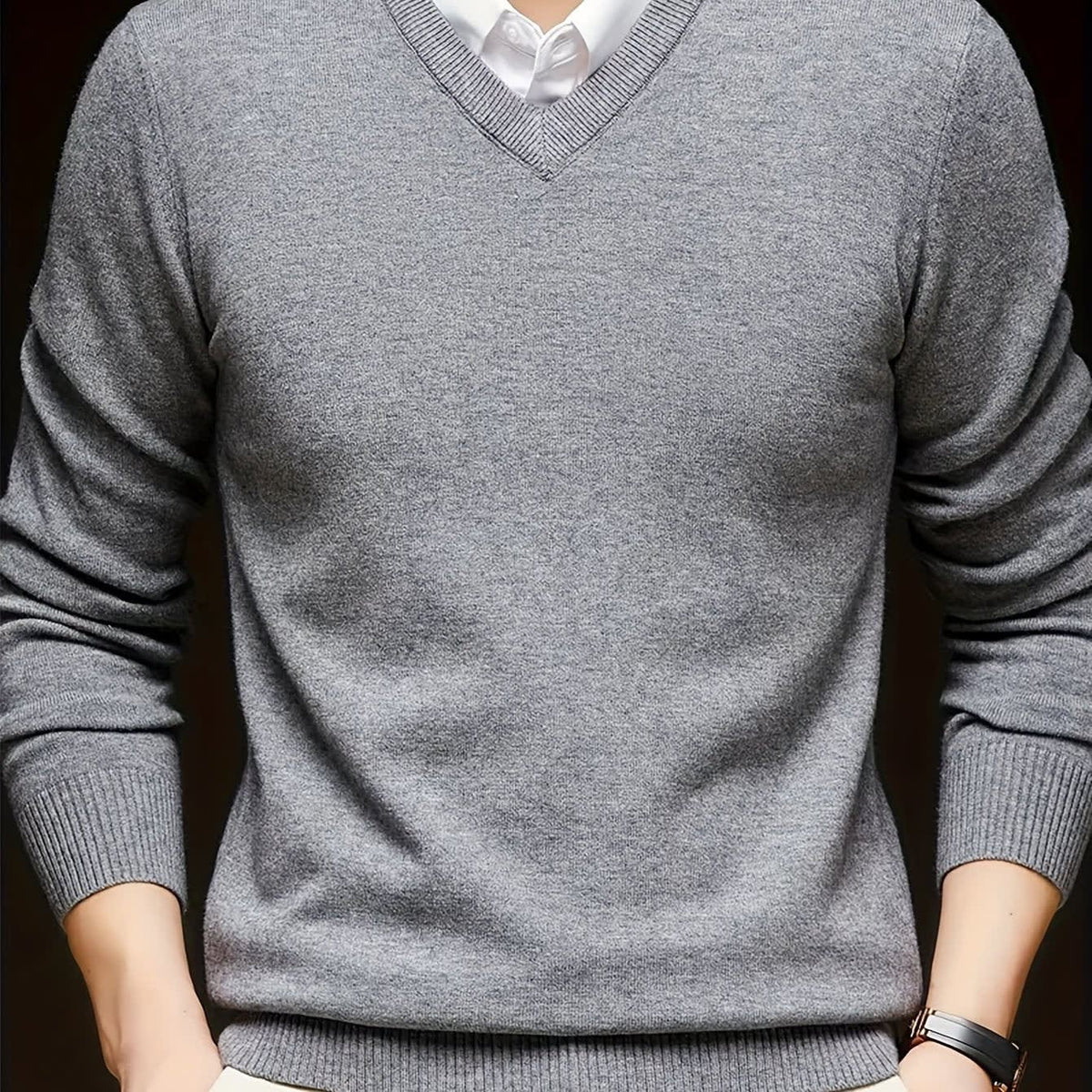 Hampton Fine Gauge V Neck Jumper