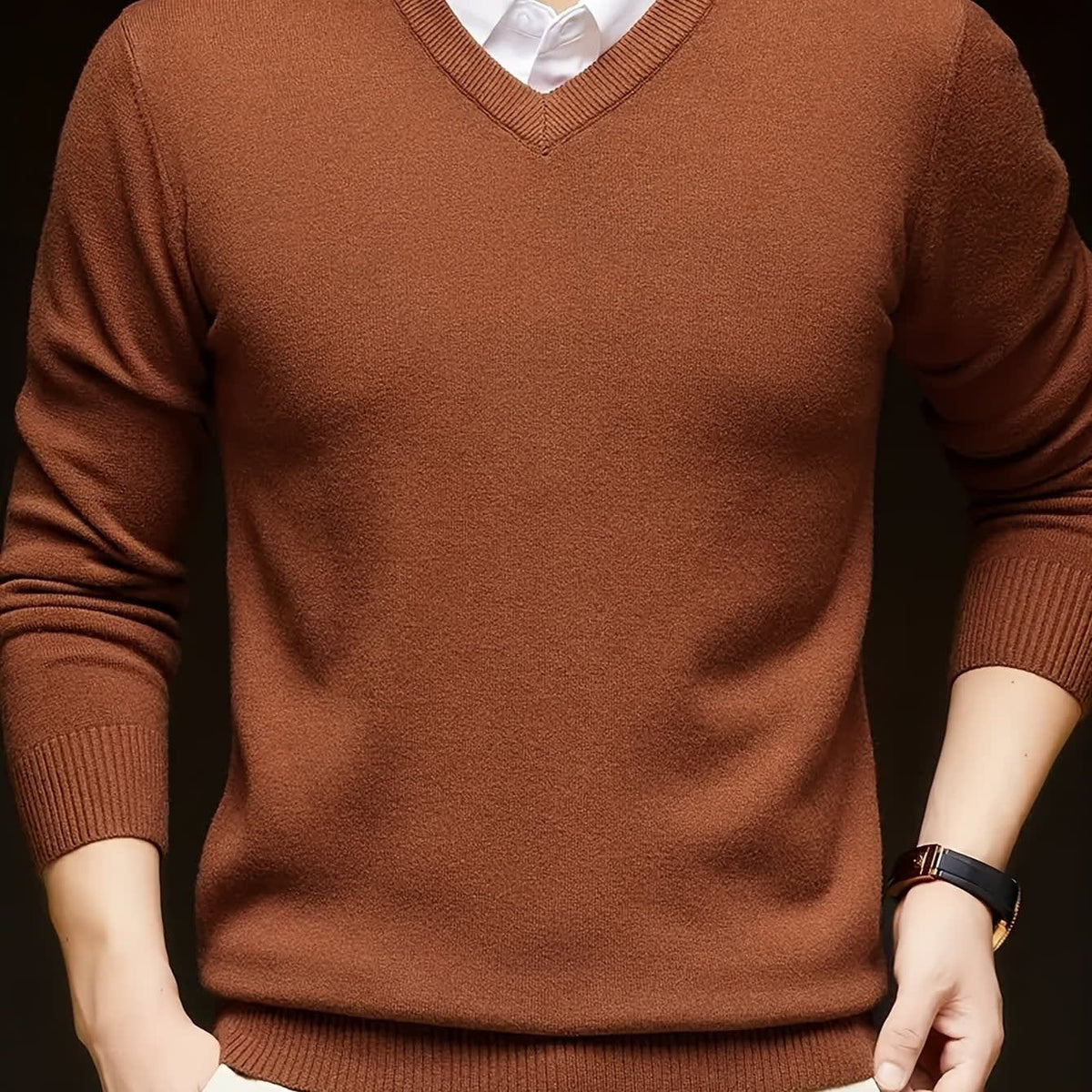 Hampton Fine Gauge V Neck Jumper