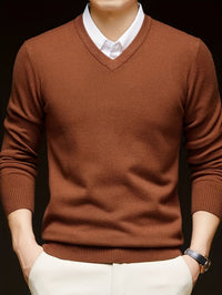 Hampton Fine Gauge V Neck Jumper