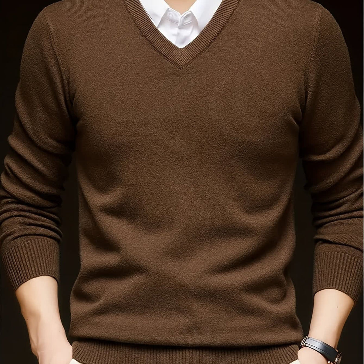 Hampton Fine Gauge V Neck Jumper