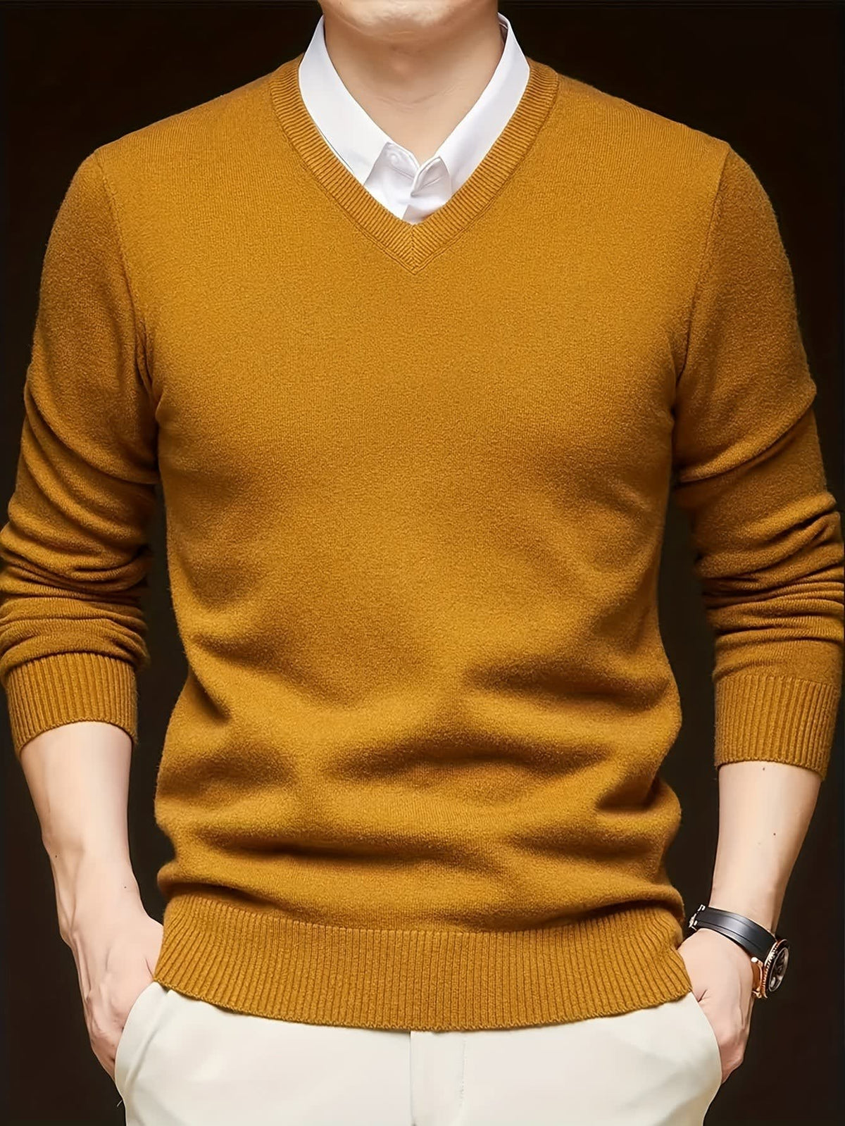 Hampton Fine Gauge V Neck Jumper