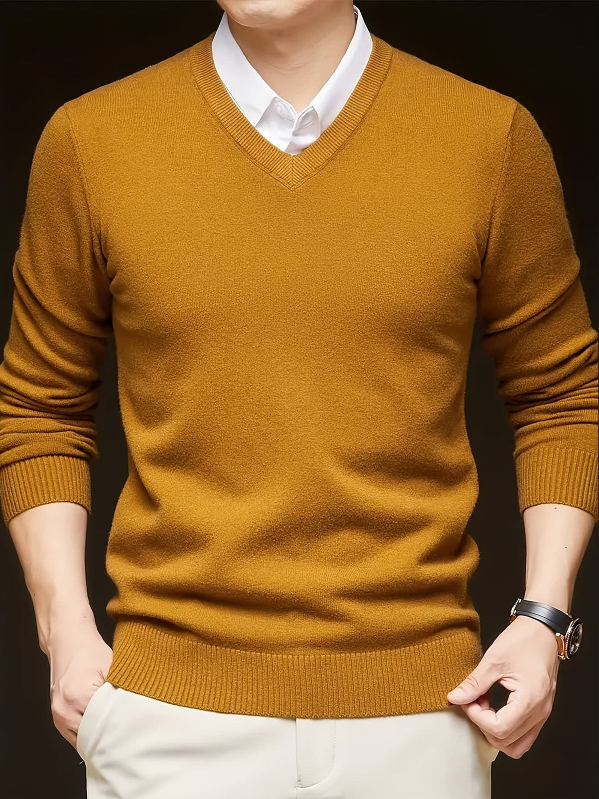 Hampton Fine Gauge V Neck Jumper