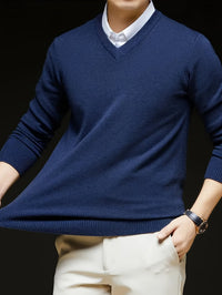 Hampton Fine Gauge V Neck Jumper