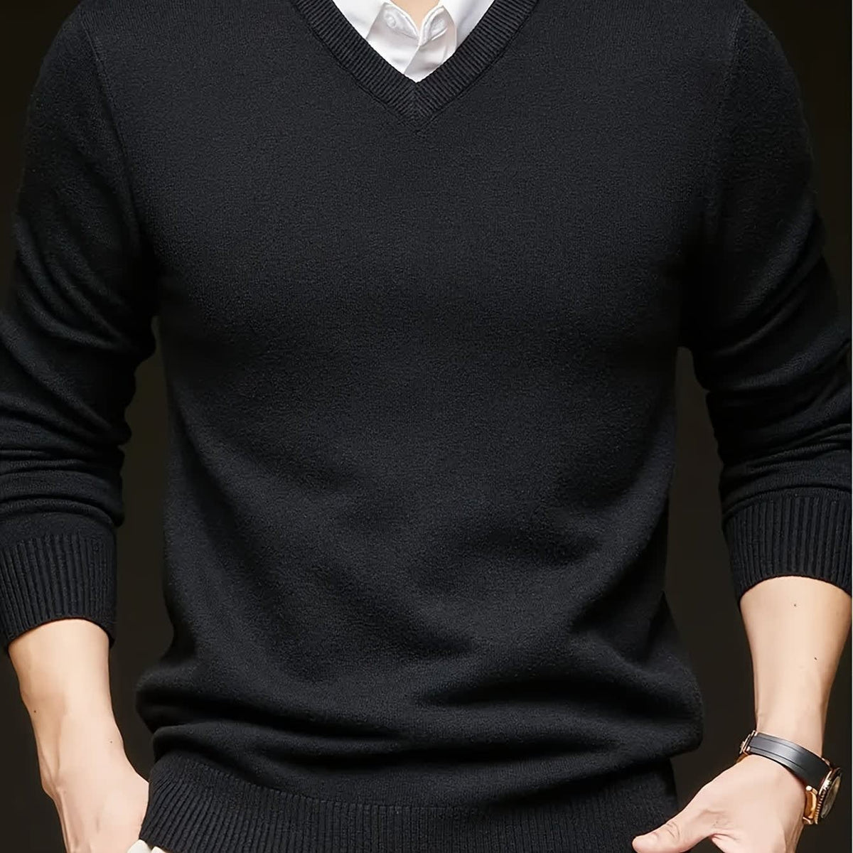 Hampton Fine Gauge V Neck Jumper