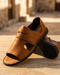 Cade Adjustable Leather Sandals
