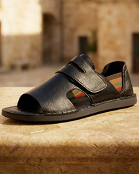 Cade Adjustable Leather Sandals