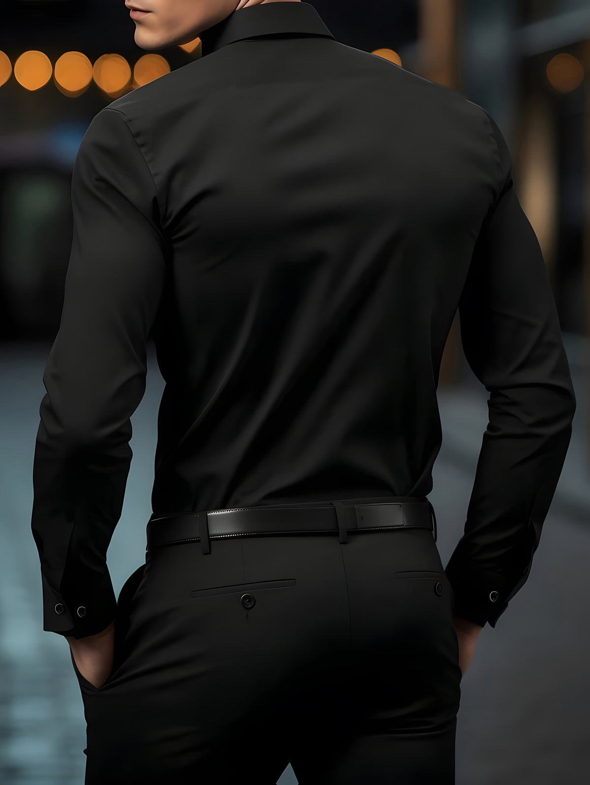 Mathias Long Sleeve Button Up Dress Shirt