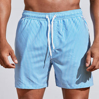 Sutton Fine Stripe Swim Shorts