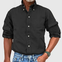 Seth Washed Button Down Long Sleeve Shirt