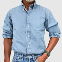 Seth Washed Button Down Long Sleeve Shirt