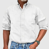 Seth Washed Button Down Long Sleeve Shirt
