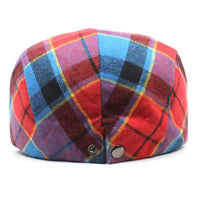 Reuben Woven Tartan Flat Cap