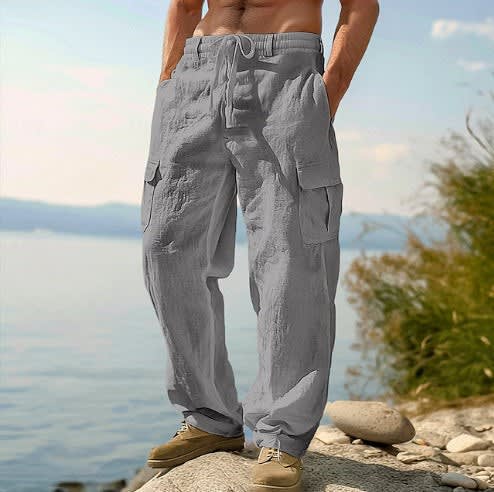 Rudy Wide Leg Drawstring Cargo Pants_3
