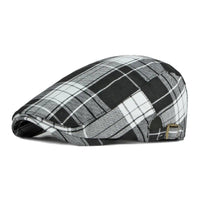 Quill Plaid Check Flat Cap