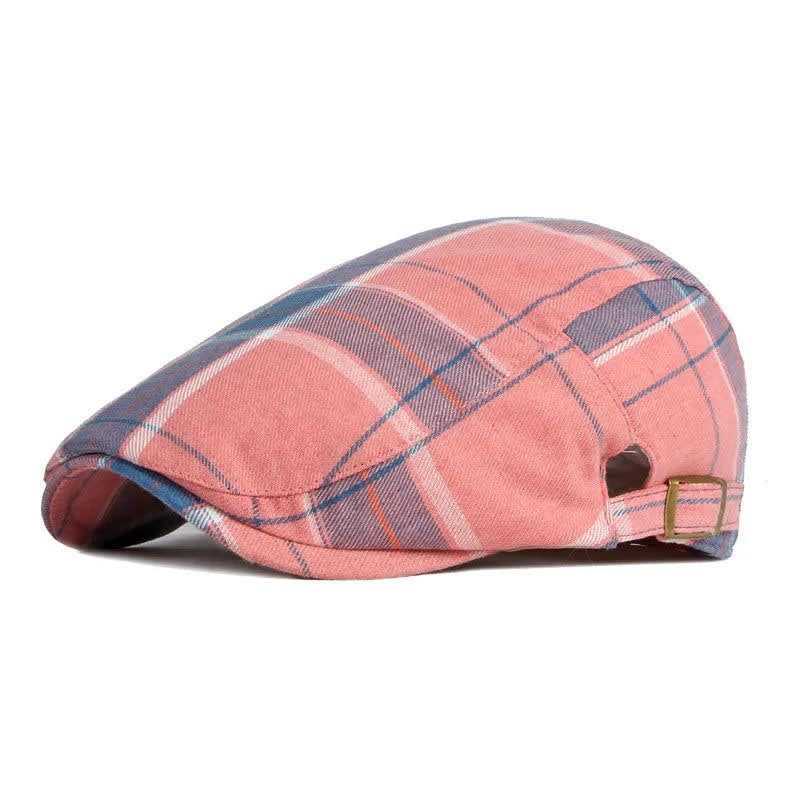 Quill Plaid Check Flat Cap