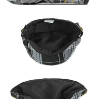 Quill Plaid Check Flat Cap