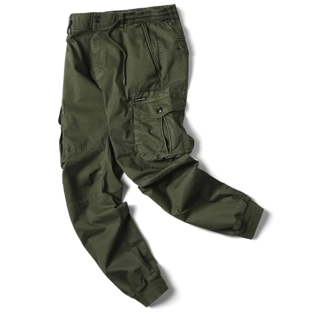 Pemberton Ribbed Cuff Cargo Joggers