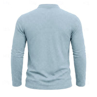 Gawain Garment Dyed Chest Pocket Henley