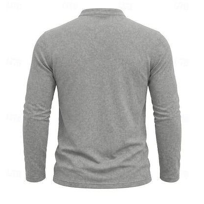 Gawain Garment Dyed Chest Pocket Henley_16