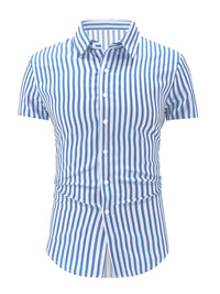 Massey Wide Stripe Short Sleeve Shirt