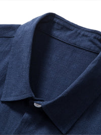 Crispin Linen Blend Camp Shirt and Shorts Set