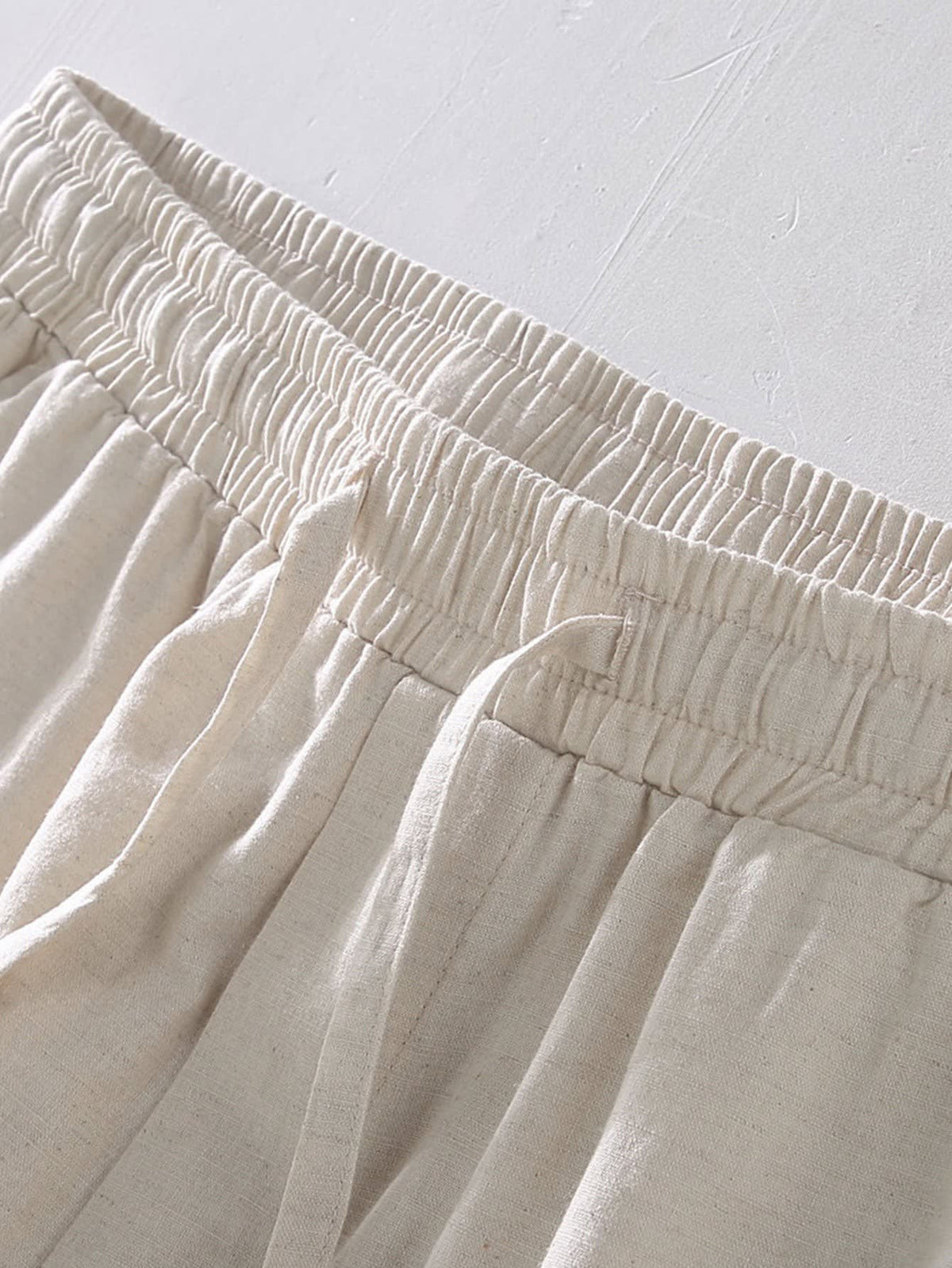 Crispin Linen Blend Camp Shirt and Shorts Set_8
