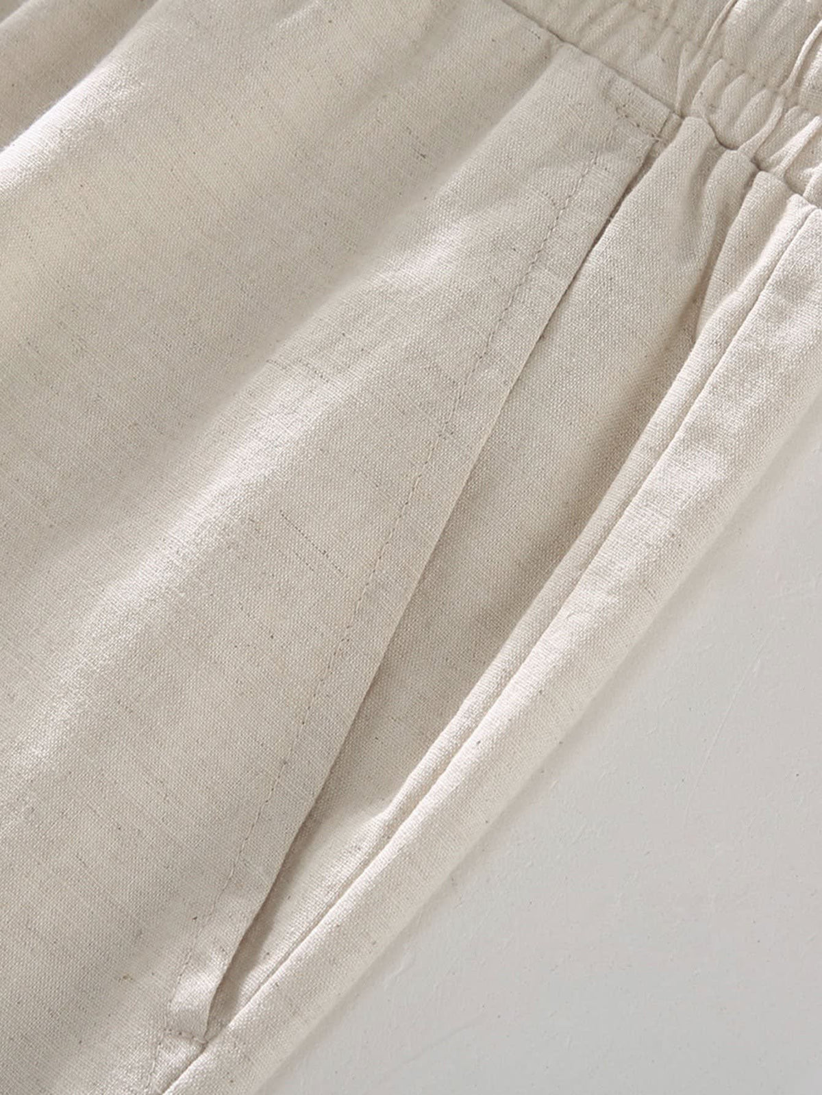Crispin Linen Blend Camp Shirt and Shorts Set_9