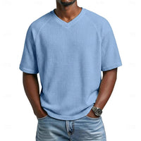 Finlay Waffle Texture V Neck T-Shirt