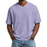 Finlay Waffle Texture V Neck T-Shirt