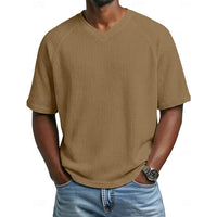 Finlay Waffle Texture V Neck T-Shirt