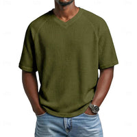 Finlay Waffle Texture V Neck T-Shirt
