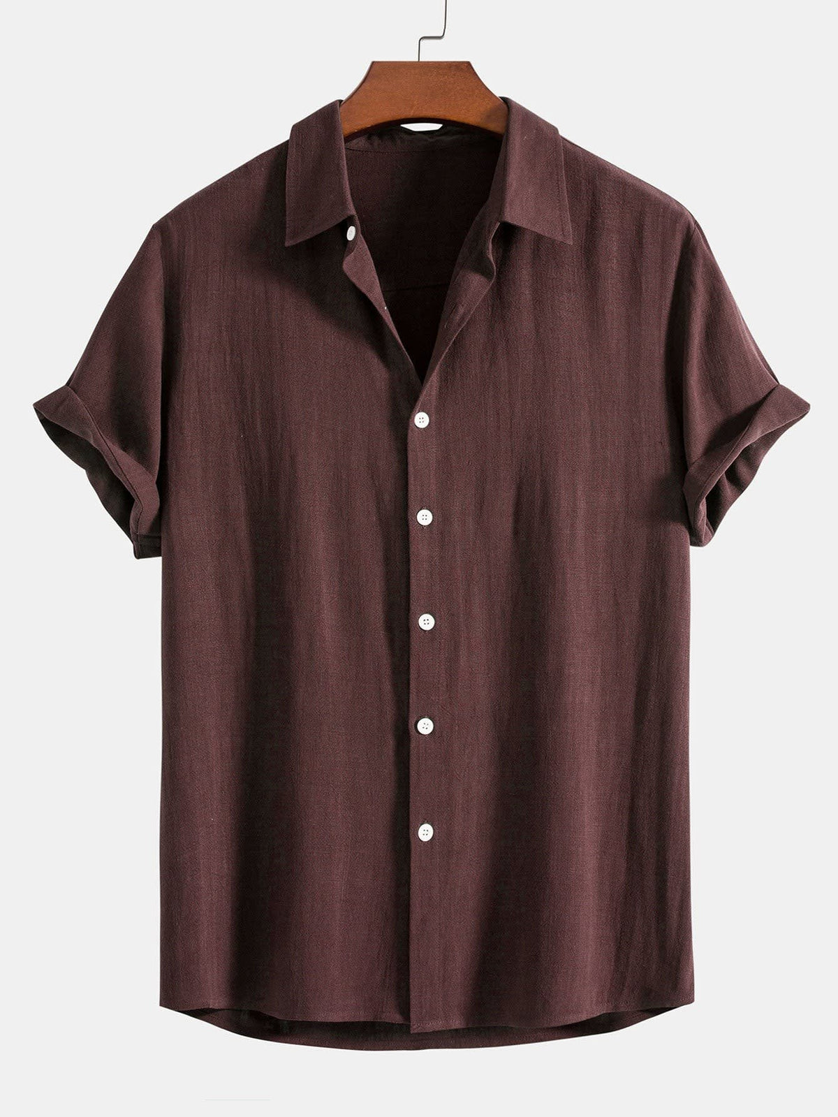 Jarrett Camp Collar Shirt and Linen Blend Trouser Set_7