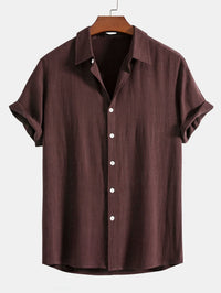 Jarrett Camp Collar Shirt and Linen Blend Trouser Set