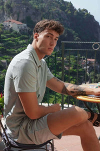 Freeman Corduroy Shirt and Shorts Set