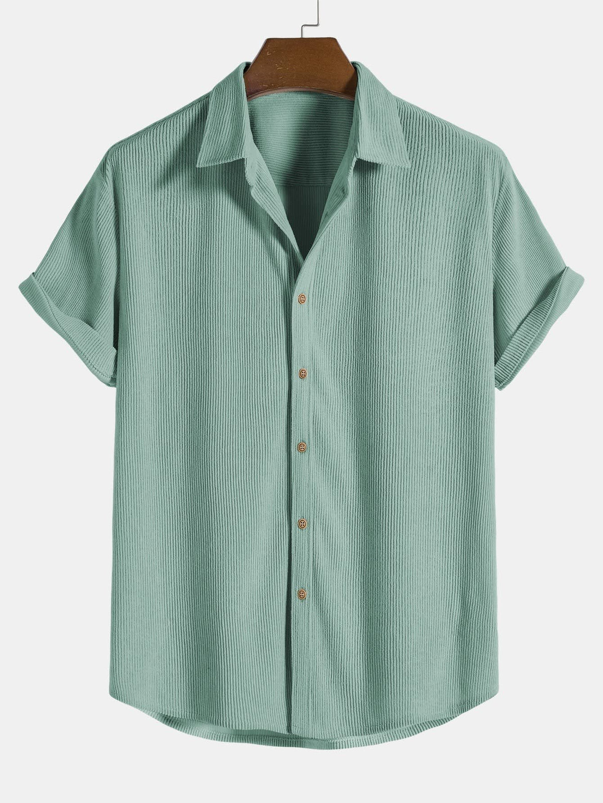 Freeman Corduroy Shirt and Shorts Set_16