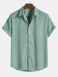 Freeman Corduroy Shirt and Shorts Set