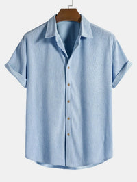 Freeman Corduroy Shirt and Shorts Set
