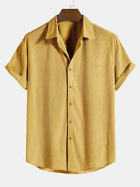 Freeman Corduroy Shirt and Shorts Set
