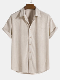 Freeman Corduroy Shirt and Shorts Set