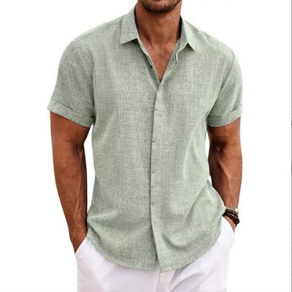 Rafferty Short Sleeve Linen Shirt_1
