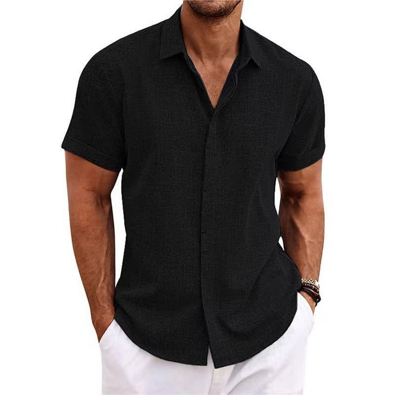 Rafferty Short Sleeve Linen Shirt_3